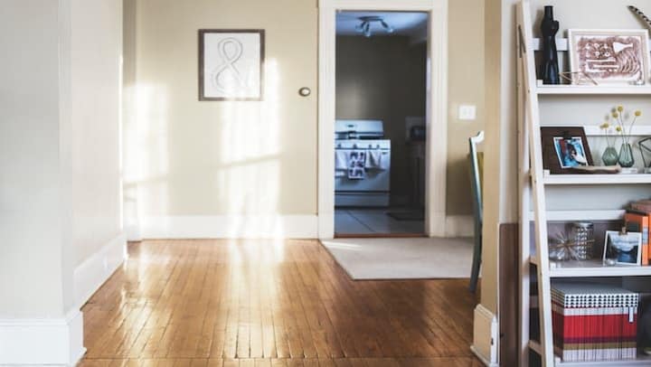 A clean, decluttered area in a home.