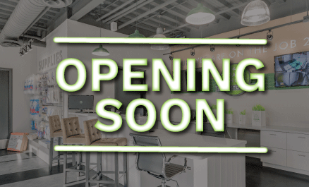 Opening soon facility graphic.