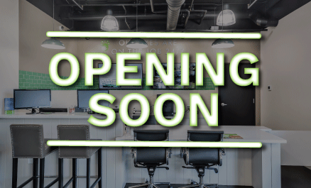 Opening soon facility graphic.
