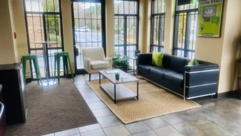 Riverdale facility lounge area